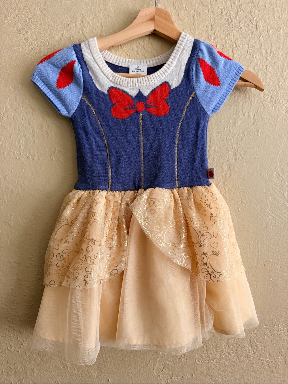 Disney Navy, Light Blue, Red & Cream Princess Bow Costume Dress